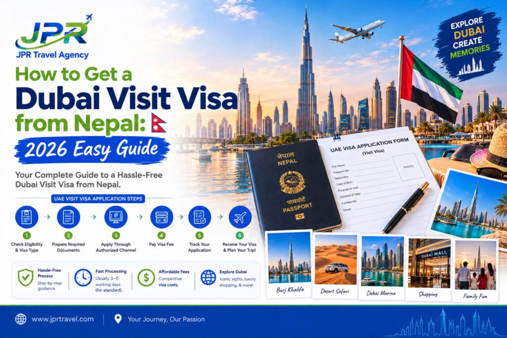 How to get Dubai Visit Visa from Nepal