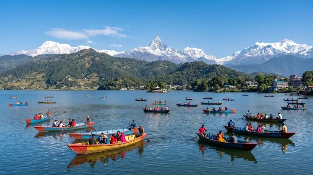 nepal famous travelling destination pokhara