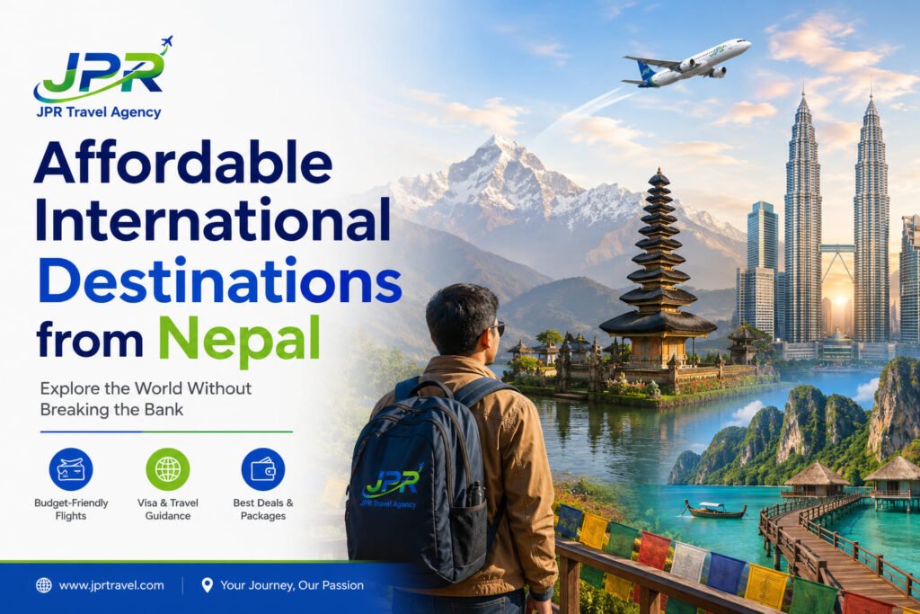 Affordable International Travel Destination from Nepal Cheapest Price