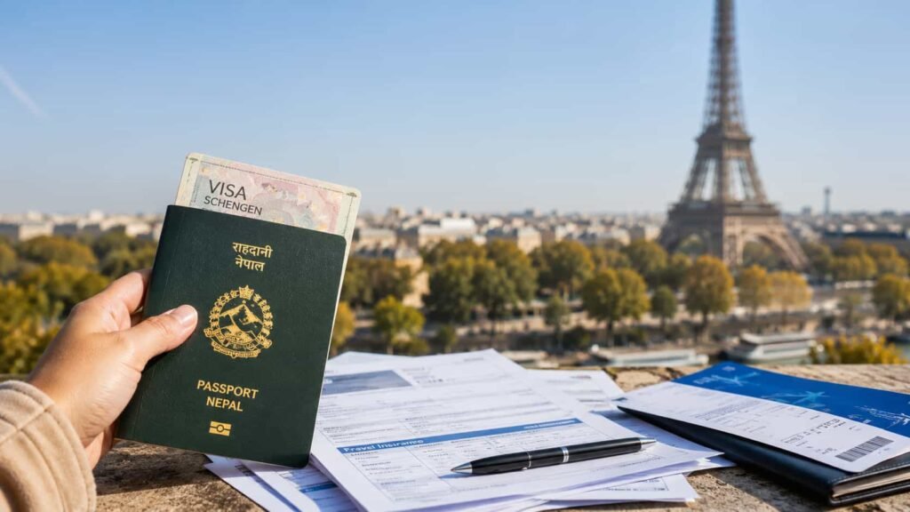 How to apply for a Schengen visa from Nepal