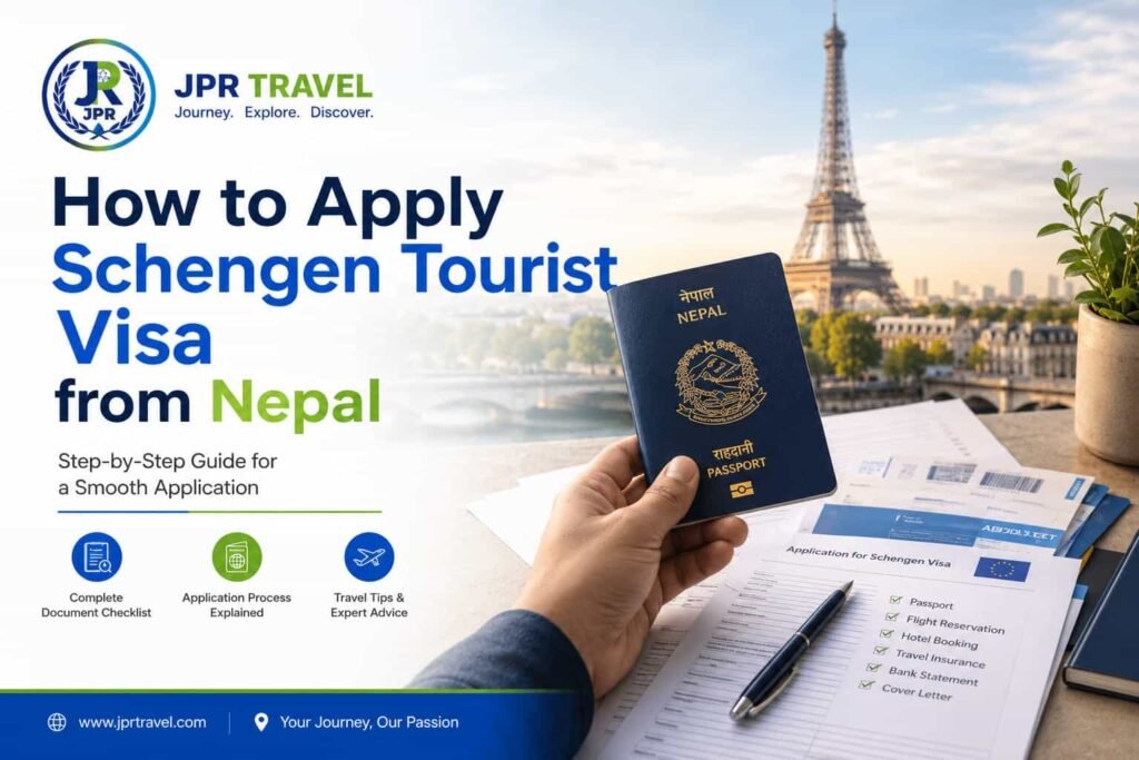 How to apply tourist Schengen visa from nepal