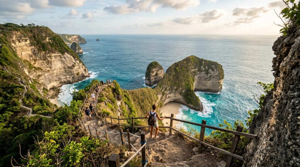 Bali hidden gems vs must-see places — Nusa Penida cliffside view