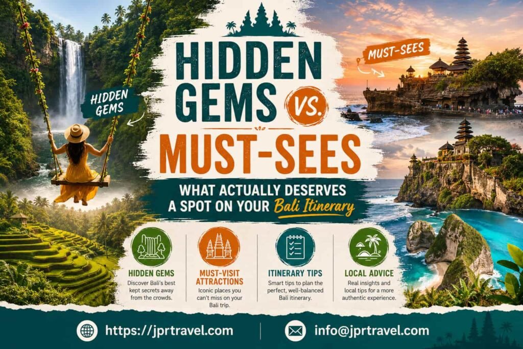Bali hidden gems and must visit places