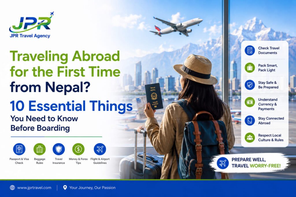 Essential Things You Need to Know Before Traveling Abroad for the First Time from Nepal