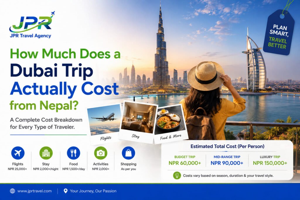 How Much Does a Dubai Trip Actually Cost from Nepal Full cost Breakdown
