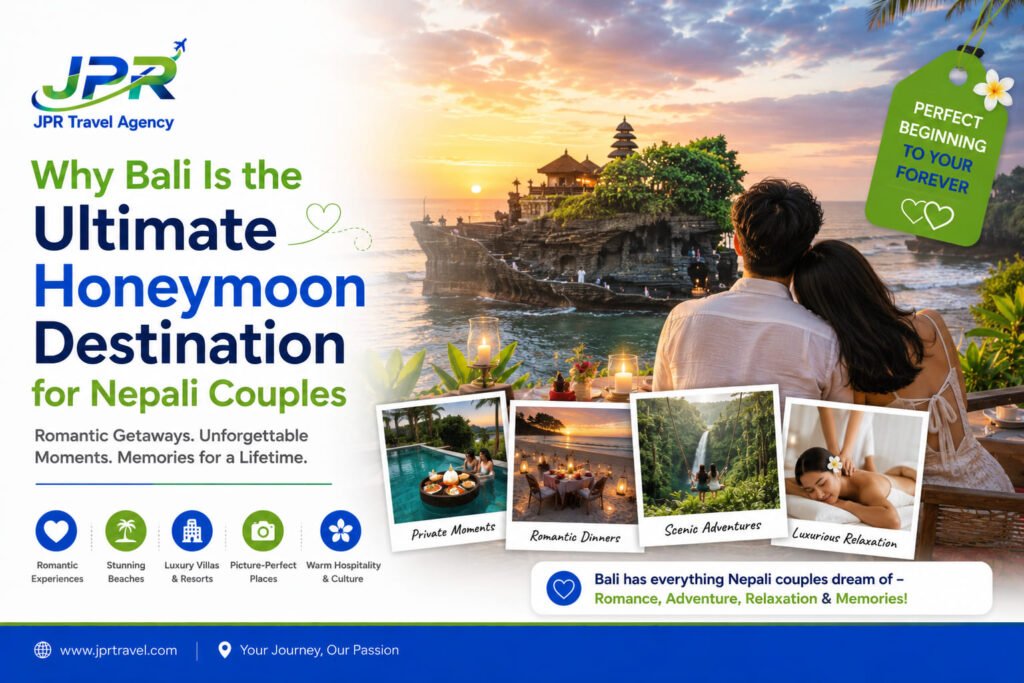 Why is Bali Best Honeymoon Destination for Nepali Couple