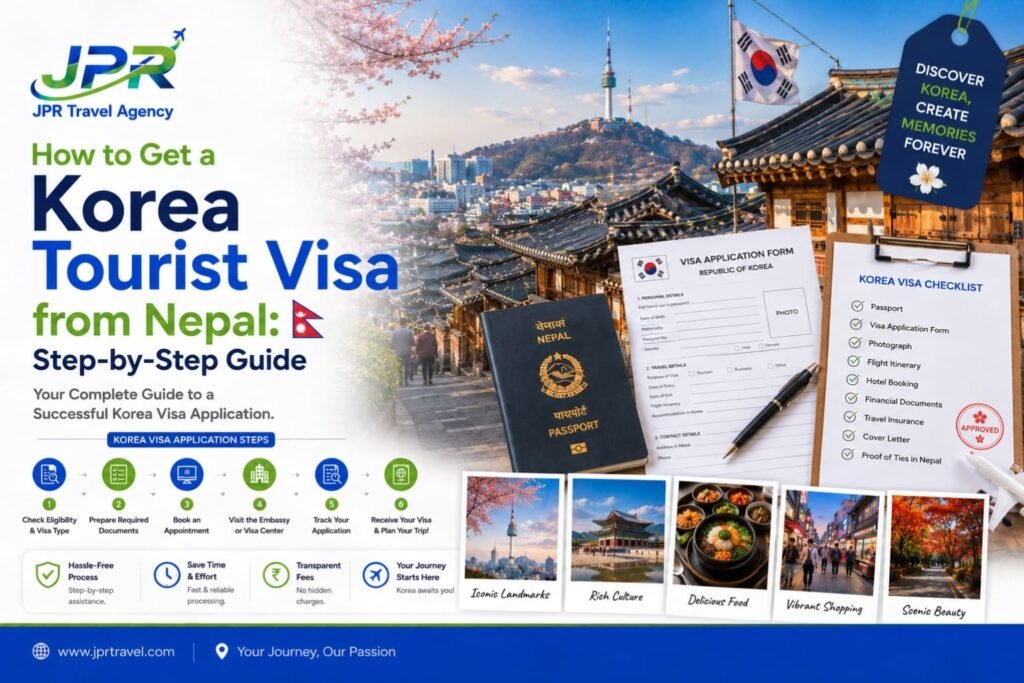 How to get Korea tourist visa from nepal