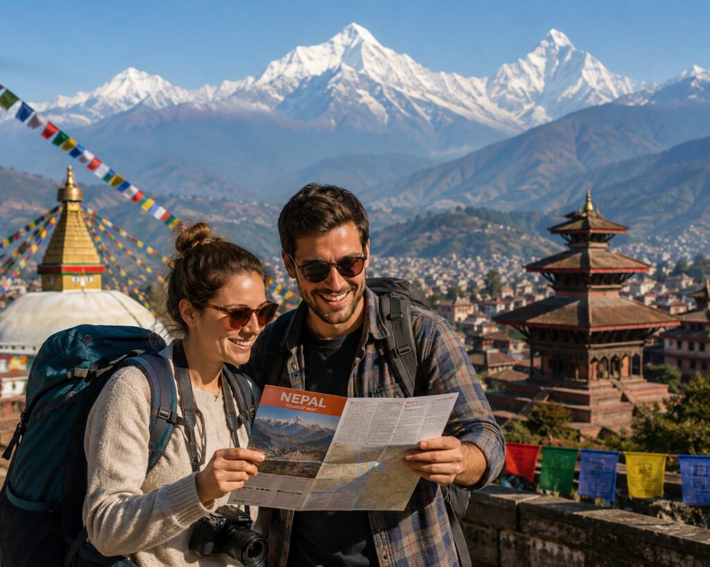 International Tourist Traveling to Nepal