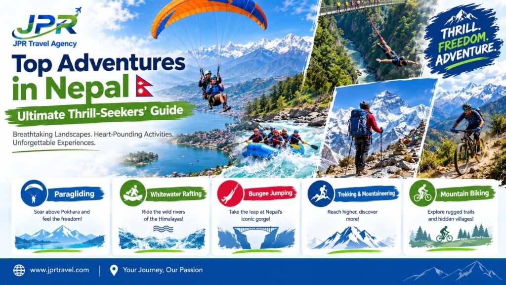 Top Adventures in Nepal Ultimate Thrill-Seekers' Guide